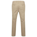 Steinfarben - Back - Henbury Herren Stretch Flex Bund Chino Hose