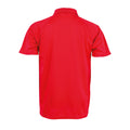 Rot - Side - Spiro Unisex Erwachsene Impact Performance Aircool Polo Shirt