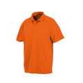 Orange - Front - Spiro Unisex Erwachsene Impact Performance Aircool Polo Shirt