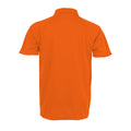 Orange - Side - Spiro Unisex Erwachsene Impact Performance Aircool Polo Shirt