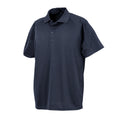 Marineblau - Front - Spiro Unisex Erwachsene Impact Performance Aircool Polo Shirt