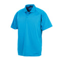 Blau - Front - Spiro Unisex Erwachsene Impact Performance Aircool Polo Shirt