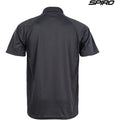 Schwarz - Back - Spiro Unisex Erwachsene Impact Performance Aircool Polo Shirt