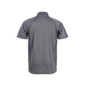 Grau - Back - Spiro Unisex Erwachsene Impact Performance Aircool Polo Shirt