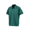 Flaschengrün - Front - Spiro Unisex Erwachsene Impact Performance Aircool Polo Shirt