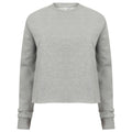 Grau meliert - Front - SF - "Slounge" Kurzes Sweatshirt für Damen