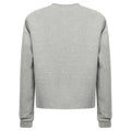 Grau meliert - Back - SF - "Slounge" Kurzes Sweatshirt für Damen