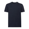 Marineblau - Front - Russell Herren Authentic Pure Organik T-Shirt