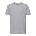 Oxford Hellgrau - Front - Russell Herren Authentic Pure Organik T-Shirt