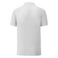 Grau meliert - Back - Fruit Of The Loom Herren Piqu Polo Shirt