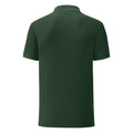 Flaschengrün - Back - Fruit Of The Loom Herren Piqu Polo Shirt