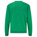 Grün meliert - Back - Fruit Of The Loom Herren Klassik Drop Schulter Sweatshirt