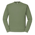 Klassisch Olivgrün - Front - Fruit Of The Loom Herren Klassik Drop Schulter Sweatshirt