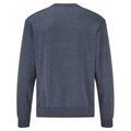 Navy meliert - Back - Fruit Of The Loom Herren Klassik Drop Schulter Sweatshirt