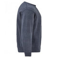 Navy meliert - Side - Fruit Of The Loom Herren Klassik Drop Schulter Sweatshirt