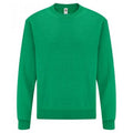 Grün meliert - Front - Fruit Of The Loom Herren Klassik Drop Schulter Sweatshirt