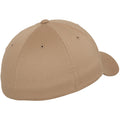 Khaki - Back - Flexfit Unisex Baseballkappe