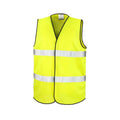 Fluoreszierendes Gelb - Front - Result - "Core Motorist" Hi-Vis Weste für Herren-Damen Unisex