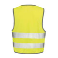 Fluoreszierendes Gelb - Back - Result - "Core Motorist" Hi-Vis Weste für Herren-Damen Unisex