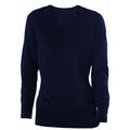 Marineblau - Front - Kariban - Pullover-Weste V-Ausschnitt für Damen