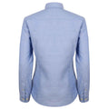 Blau - Back - Henbury - "Modern" Formelles Hemd für Damen Langärmlig