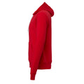 Rot - Side - Bella + Canvas Erwachsene Unisex Kapuzenpullover