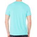 Aqua - Back - Bella + Canvas Erwachsene Unisex Tri-Blend T-Shirt