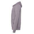 Grau - Side - Bella + Canvas Erwachsene Unisex Reißverschluss Kapuzenjacke