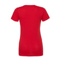 Rot - Back - Bella + Canvas Damen Relaxed Jersey T-Shirt