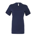 Marineblau - Front - Bella + Canvas Damen Relaxed Jersey T-Shirt