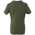 Militärgrün - Back - Bella + Canvas Damen Relaxed Jersey T-Shirt