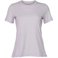 Lavendel - Front - Bella + Canvas Damen Relaxed Jersey T-Shirt