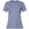 Lavendel-Blau - Front - Bella + Canvas Damen Relaxed Jersey T-Shirt