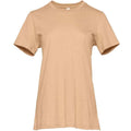 Sand Düne - Front - Bella + Canvas Damen Relaxed Jersey T-Shirt