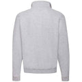 Grau meliert - Back - Fruit of the Loom Erwachsene Unisex Klassik Zip Sweatshirt