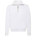 Weiß - Front - Fruit of the Loom Erwachsene Unisex Klassik Zip Sweatshirt