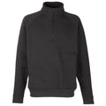 Schwarz - Front - Fruit of the Loom Erwachsene Unisex Klassik Zip Sweatshirt