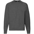 Grau meliert - Front - Fruit Of The Loom Erwachsene Unisex Klassik Raglan Sweatshirt