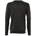 Schwarz - Back - SOLS Mens Galaxy Sweater - Pullover mit V-Ausschnitt