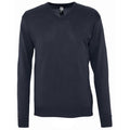 Marineblau - Back - SOLS Mens Galaxy Sweater - Pullover mit V-Ausschnitt