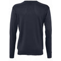 Marineblau - Front - SOLS Mens Galaxy Sweater - Pullover mit V-Ausschnitt