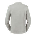 Steinfarben - Back - Russell Unisex Erwachsene  Pure Organik Wende Sweatshirt