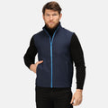 Marineblau-Blau - Side - Regatta Professional Herren Ablaze Soft Shell Bodywarmer