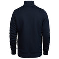 Marineblau - Back - Tee Jays Herren Halb Zip Sweatshirt