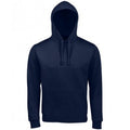 Marineblau - Front - SOLS Unisex Erwachsene Spencer Kapuzenpullover