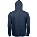 Denim meliert - Back - SOLS Unisex Erwachsene Spencer Kapuzenpullover