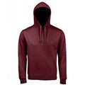 Rotbraun meliert - Front - SOLS Unisex Erwachsene Spencer Kapuzenpullover