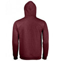 Rotbraun meliert - Back - SOLS Unisex Erwachsene Spencer Kapuzenpullover