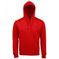 Rot - Front - SOLS Unisex Erwachsene Spencer Kapuzenpullover