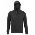 Graphit meliert - Front - SOLS Unisex Erwachsene Spencer Kapuzenpullover